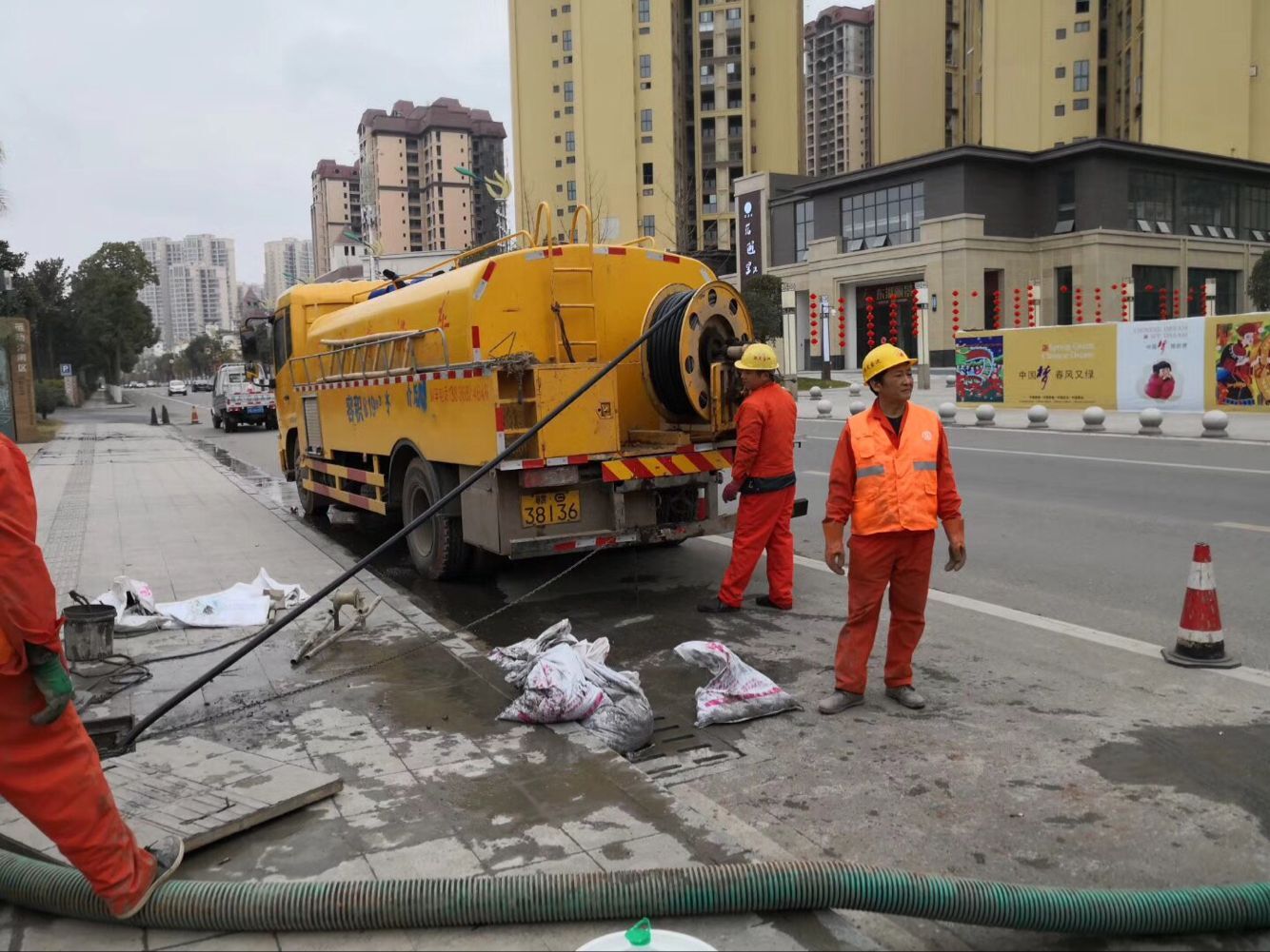 文县排污管道清淤-管道清洗
